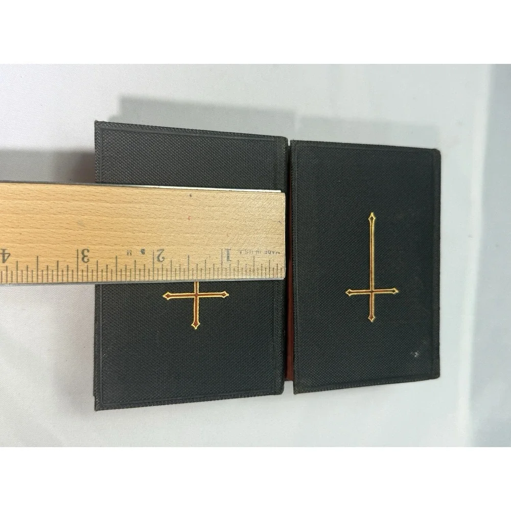 Joined The Hymnal and Common Prayer Book Set 1920's Antique Pocket Sized 4